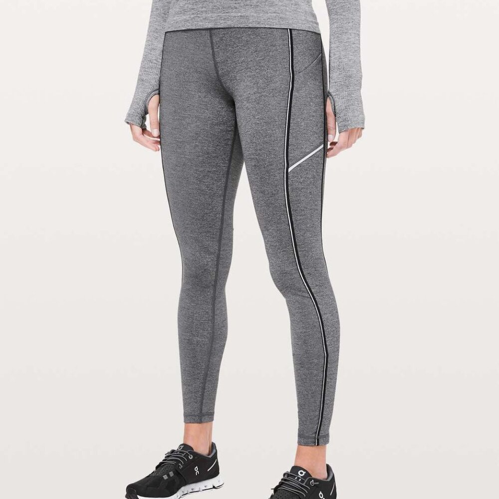Lululemon Speed Up Tight * Metallic 28" Heathered Black